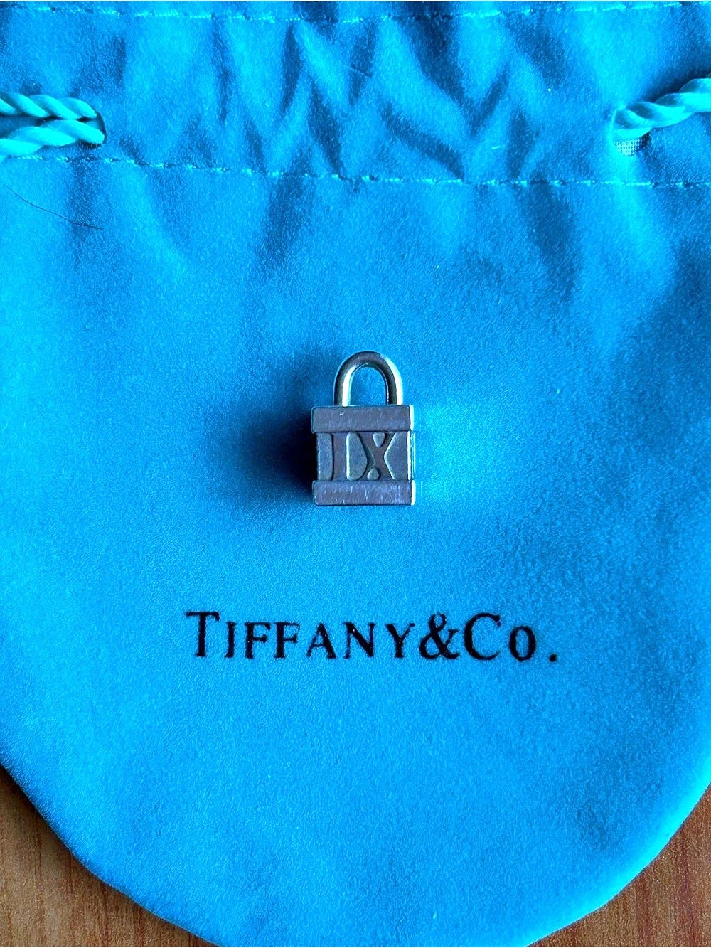 Tiffany & Co. Atlas Cube Padlock Charm - OBO